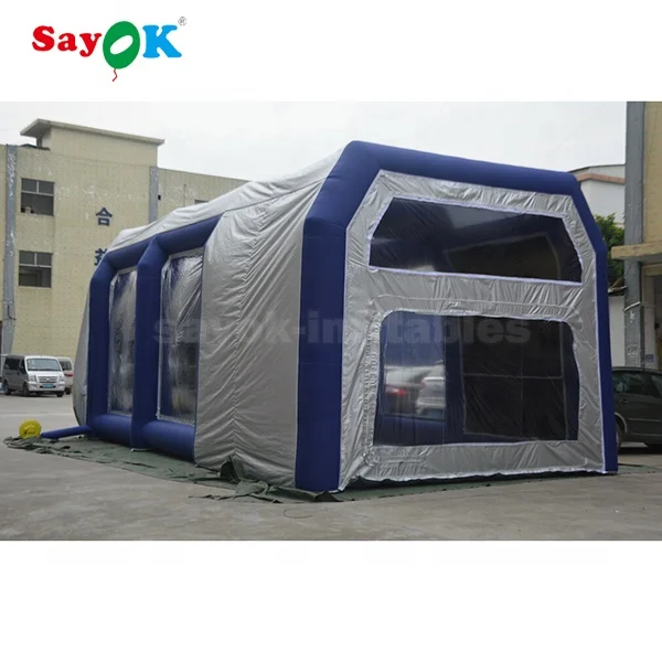 Vehicle show tent car paint auto inflatable booths to paint cars inflatable paint booth custom