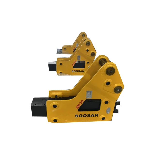 Manufacturer Supplier  Hydraulic Breakers SOOSAN  SB 30 SIDE Type With Chisel 140mm For Excavator 18 to 26 Tons