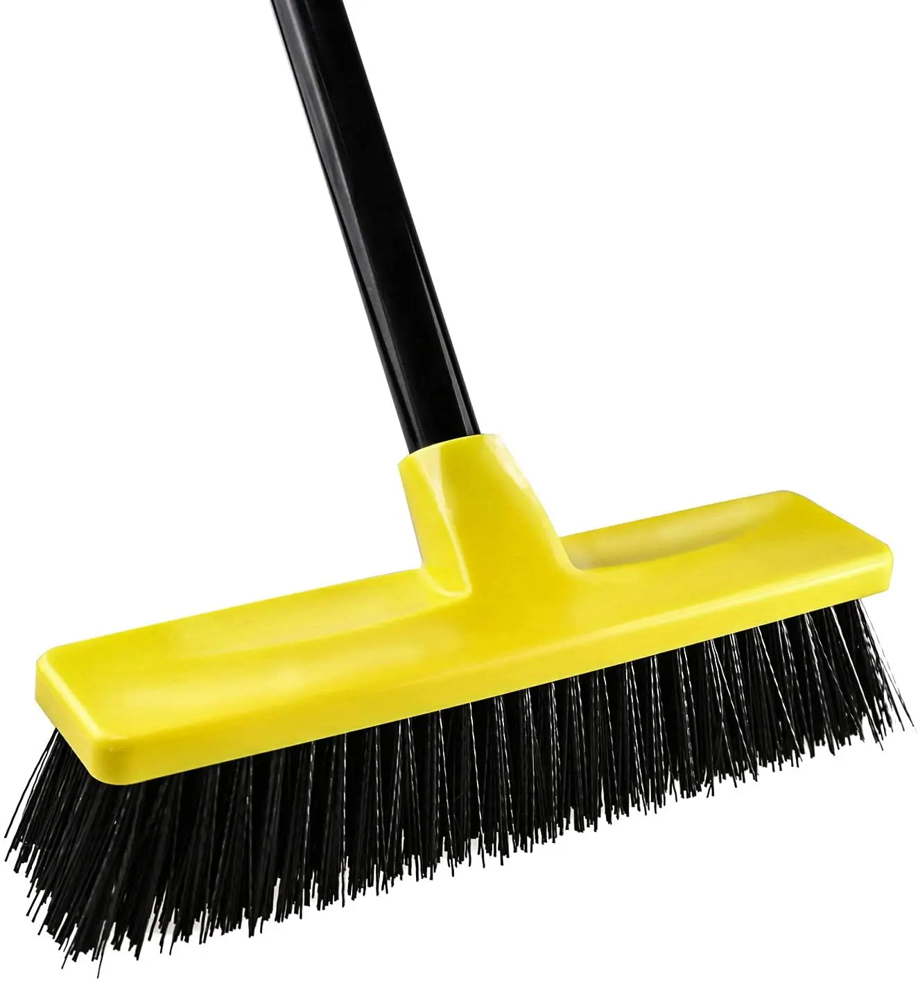 VIPaoclean Plastic Broom Head Floor Broom Hand Push Floor Road Brush