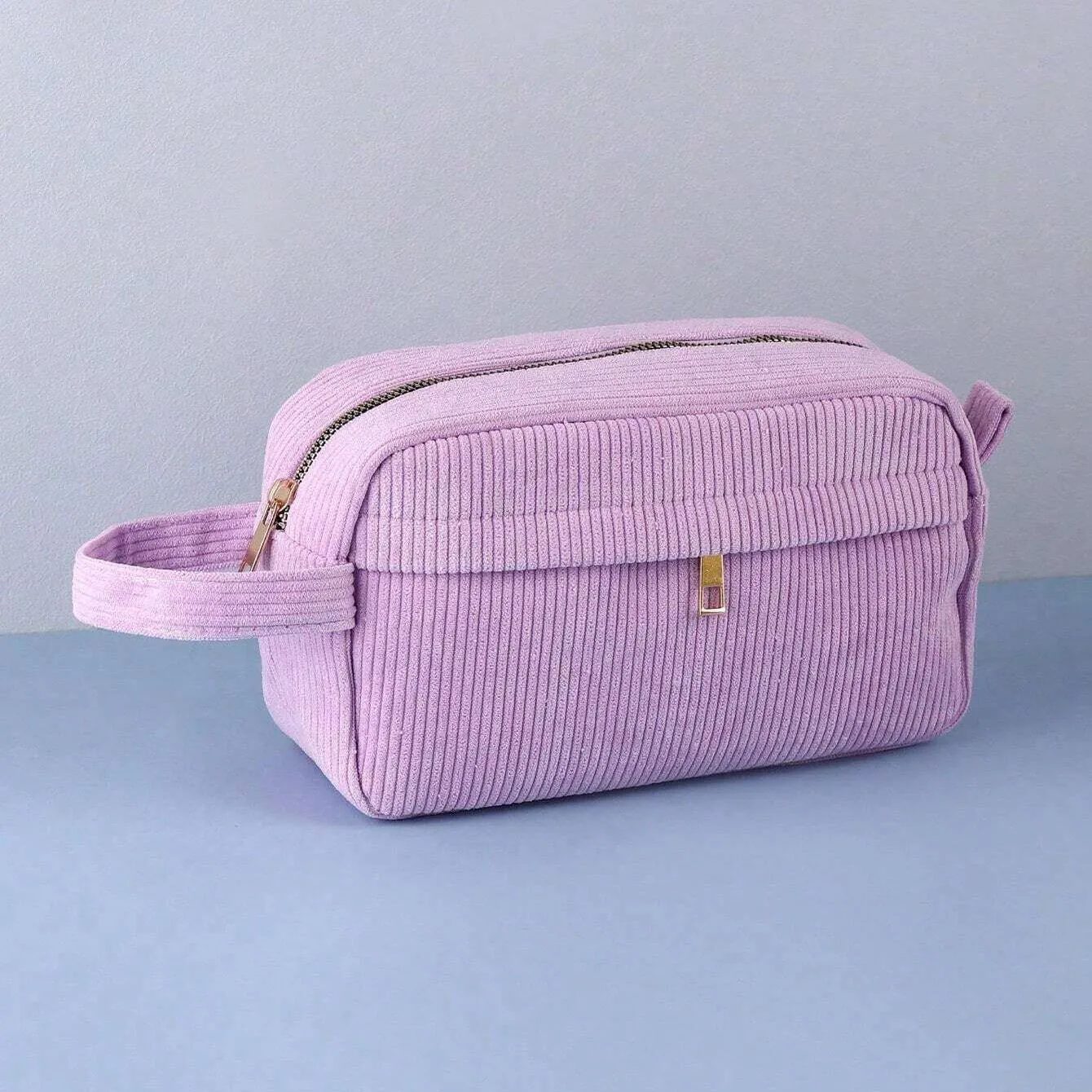 Large Capacity Girls Zipper Cute Stationery Plush Pencil Bag Corduroy Zipper Pouch