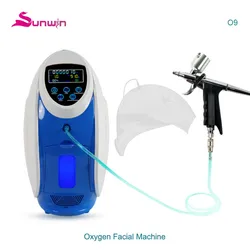 Korea Face Oxygen Therapy Mask Dome O2toDerm Oxgen spray Jet Peel Oxigen Facial Machine