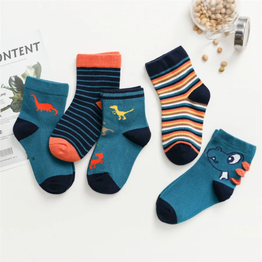 
Wholesale Children Baby Socks Cotton Infant Toddler School Boys Kids Socks Pack 