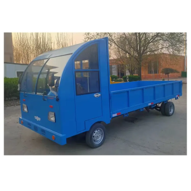 Низкорамный прицеп тяжелая тележка электрический грузовик для коротких