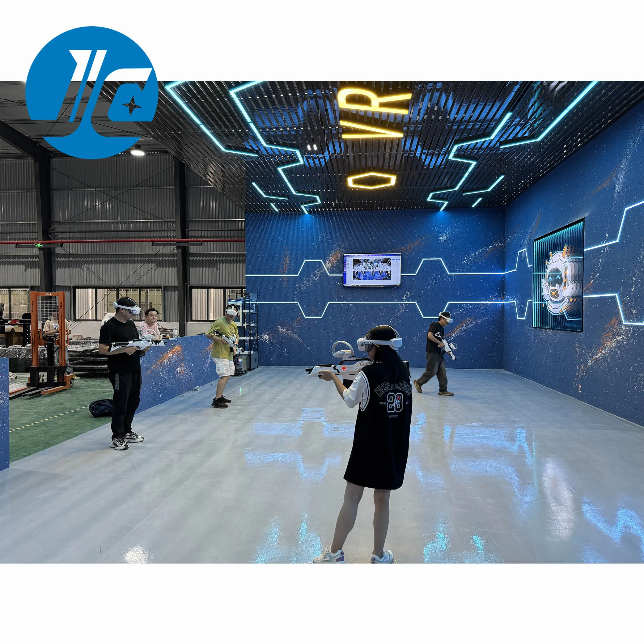 Многопользовательский Бесплатный пешеходный роуминг Free Roam VR Arena