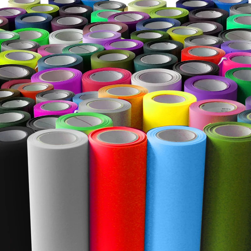 Hot selling Economic Cutting Vinyl Textil PVC Matte HTV Heat Transfer Vinyl Film Rolls for Plotter