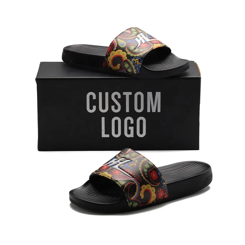 Xsheng Factory Custom Fashion Slides Slippers Custom Sandal Design-Your-Own-Slippers 5 Star Slippers Design Unique Slide Fashion
