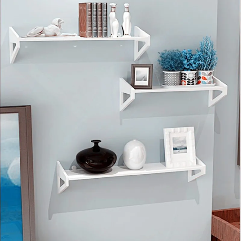 Modern Multistyled Heavy Duty Wall Hanging Shelves Kitchen Storage Shelf Wall Plastic Storage Racks