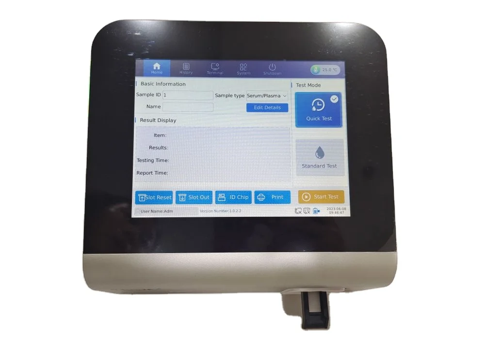 Wondfo FIA Meter II Plus SE FS-114 Fluorescence Immunoassay Analyzer HbA1c TSH FT3 FT4 PSA test kits