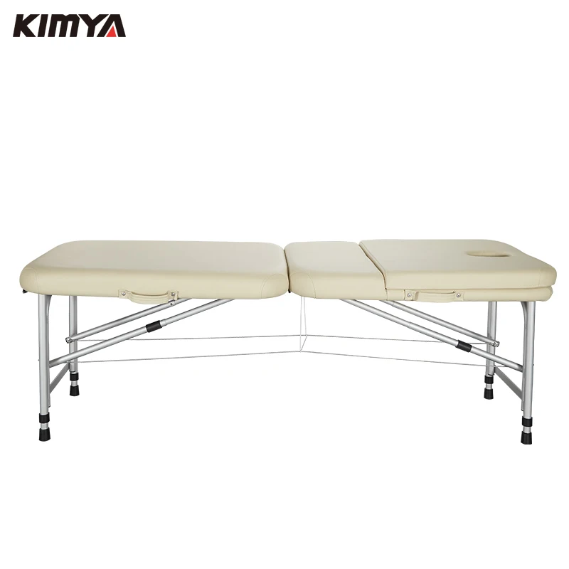 Cheap price camilla masaje portable lightweight foldable metal acupuncture spa table massage bed