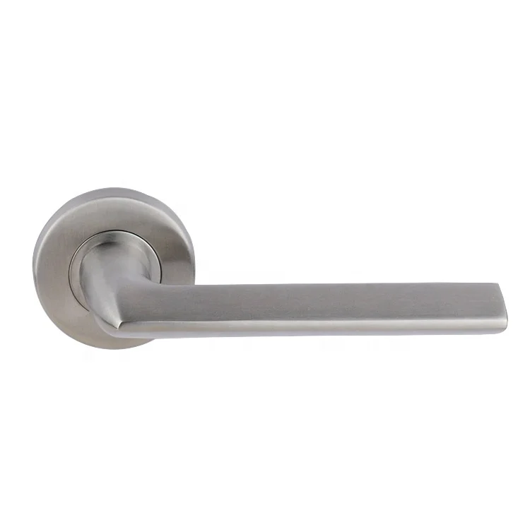 Hot sale standard color stainless steel solid lever handle for bedroom door