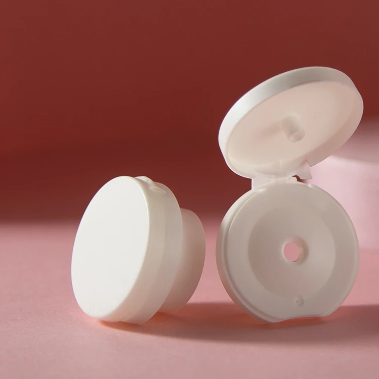 Factory Manufacturer Flat Flip Top 20/410 White 20mm Flip Top Cap Plastic Bottles Flip Cap