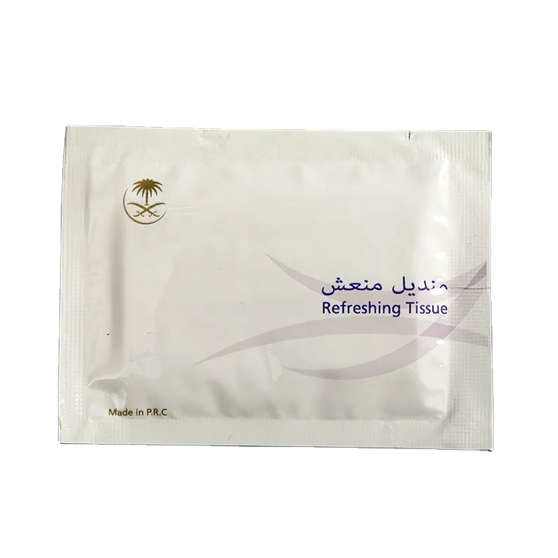 4 side sealing sachet custom wet wipes Wet Tissue wet towels