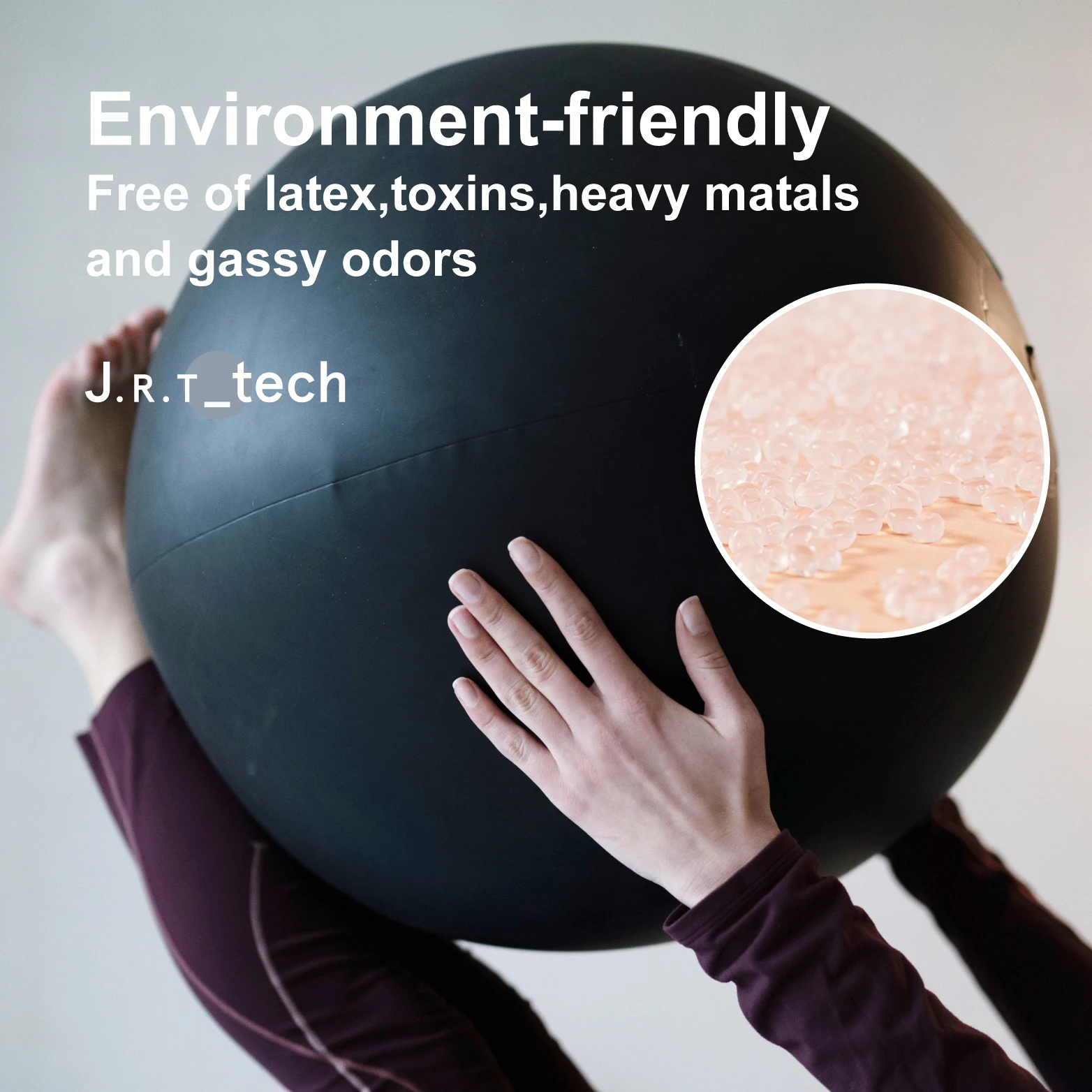 Custom Logo Sitting Chair Pilates Gym Accessories 55cm Exercise Yoga Ball for Pregnancy