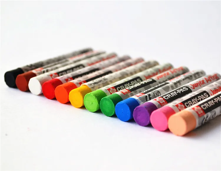 Sakura  24/36/48 Colors Art Soft Pastel Wax Crayon Oil Pastel set
