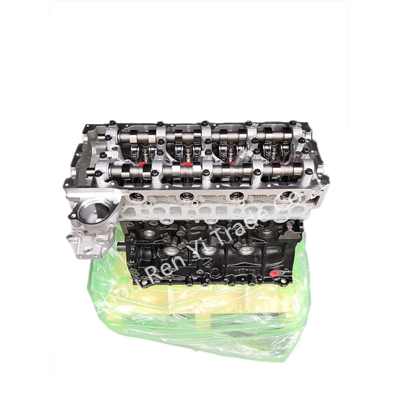 New hot selling 4JK1 car 4 cylinder diesel engine long block for Isuzu dmax 2. 5L pickup truck engine auto parts