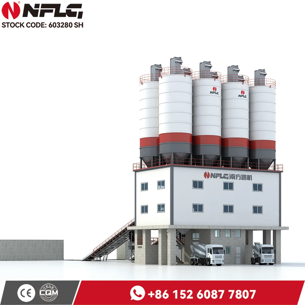 Energy-saving HZS120 concrete batching plant price is reasonable with many years experience