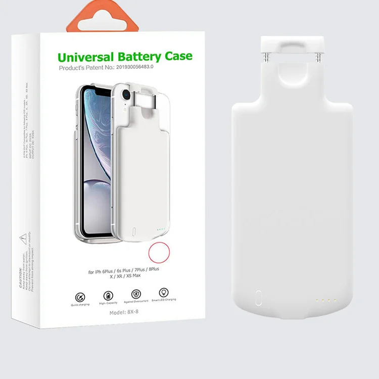 
2020 Ultra slim power bank case rechargeable smart battery case for iphone 8 For IPhone 11 
