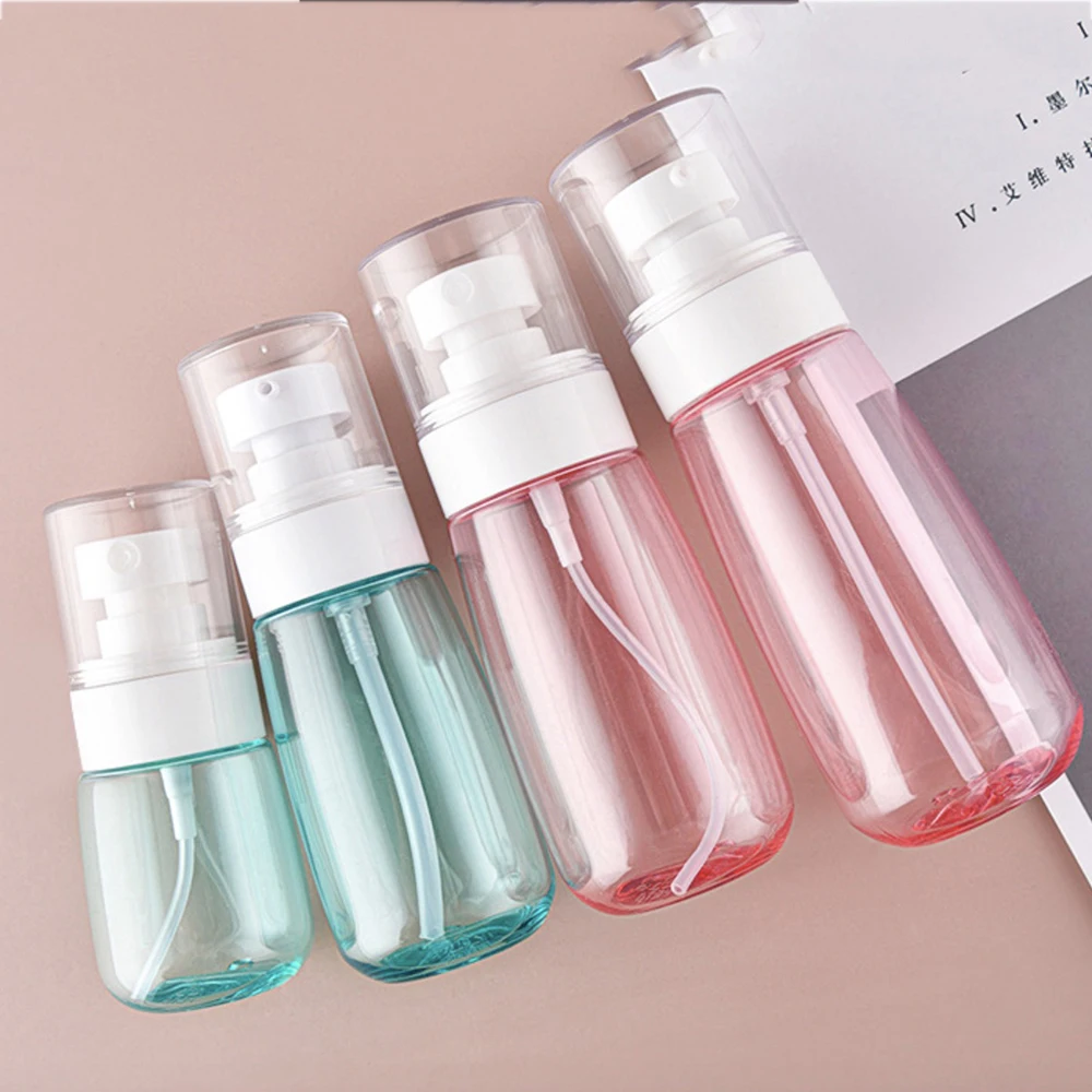 30 ml 100 ml Pink whiteTransparent Spray Bottle 60 ml Cosmetics Oil Cream Bump Bottles  Mist Spray Bottles