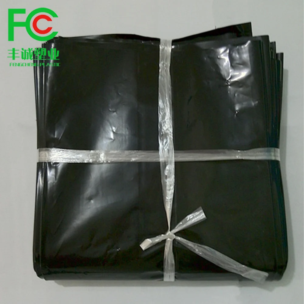 Plastic Pe Black Plant Nursery Poly Bag Perforated Agricultural Seed Nursery Pots Grow Planting Bags Poly For Nurseries Plants