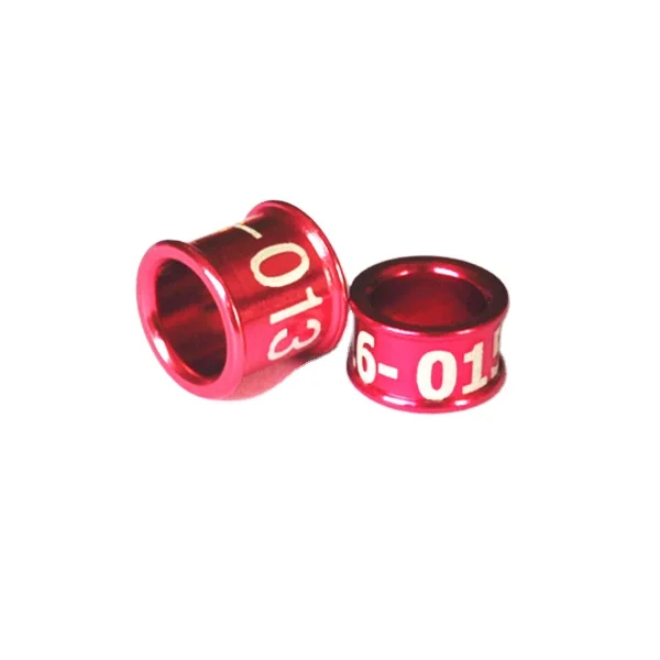 2025 year Customizable in all sizes plum  straight aluminum pigeon rings are used for pigeon canary birds.