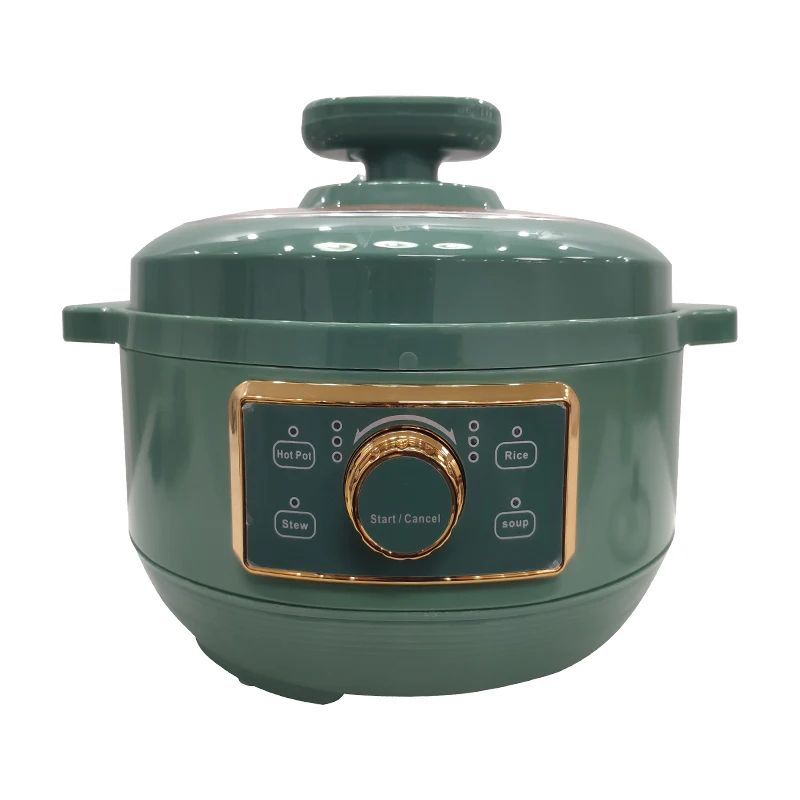 Okicook 2.8L Mini Household Multifunction Electric Pressure Cooker Non-Stick Coating Inner Pot Hot Pot