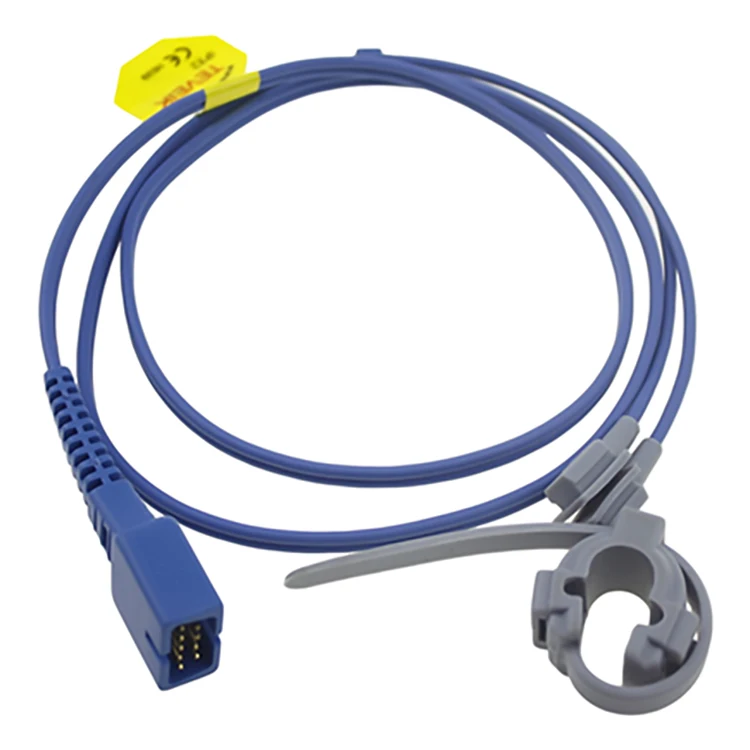 TEVEIK 3ft infant finger clip meditech spo2 sensor cable for Nellcor oximax DB 9pin N600 N600X