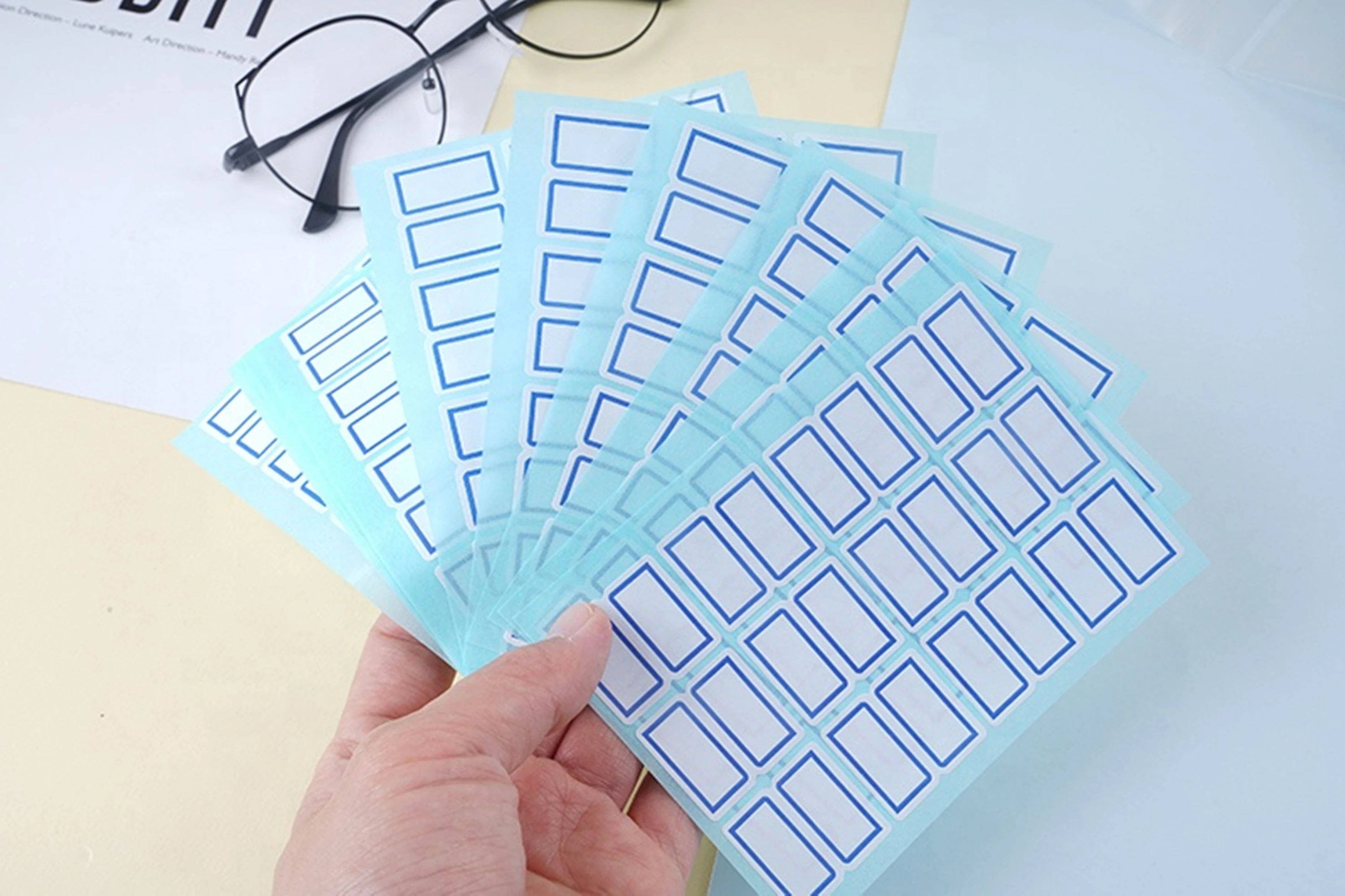 Convenient Whole Other Office and School Supplies White or Printed Color Offset Paper Self-adhesive Stationery Label