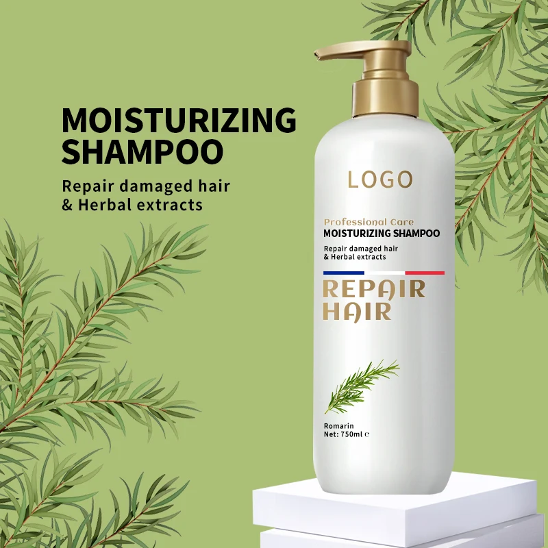 MIDUO OEM 750ML Herbal Essences Brazilian Keratin Sulfate Free Large Capacity Fragrant Black Color Bulk Light Curly Hair Shampoo