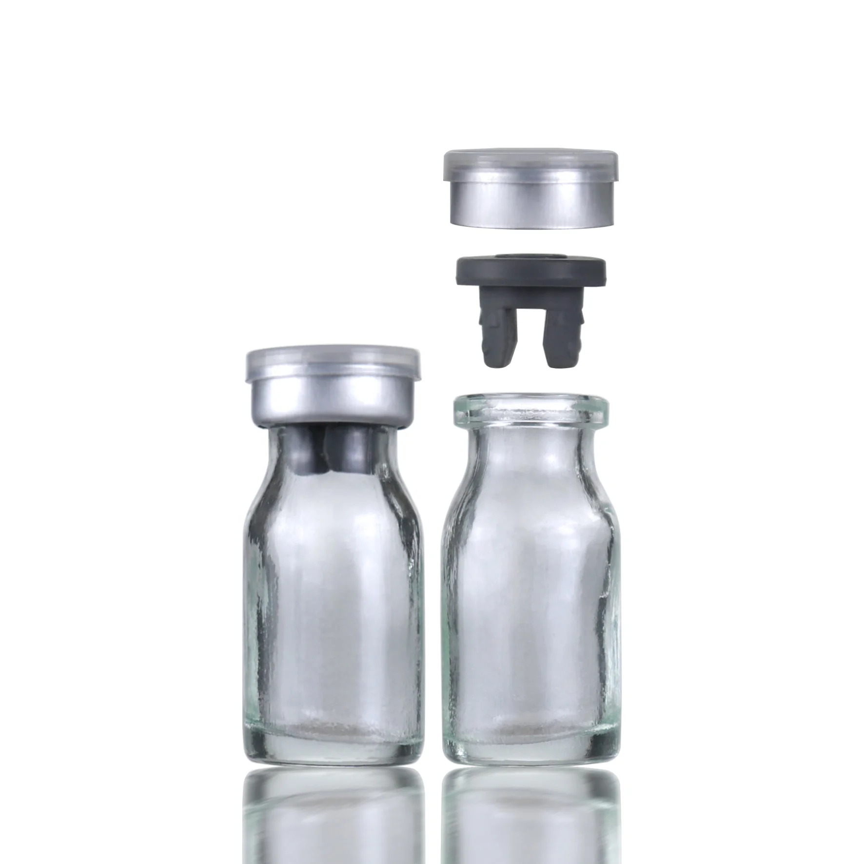 Pharmaceutucal thick glass injection bottle 10ml moulded sterile medicine vials for antibiotics