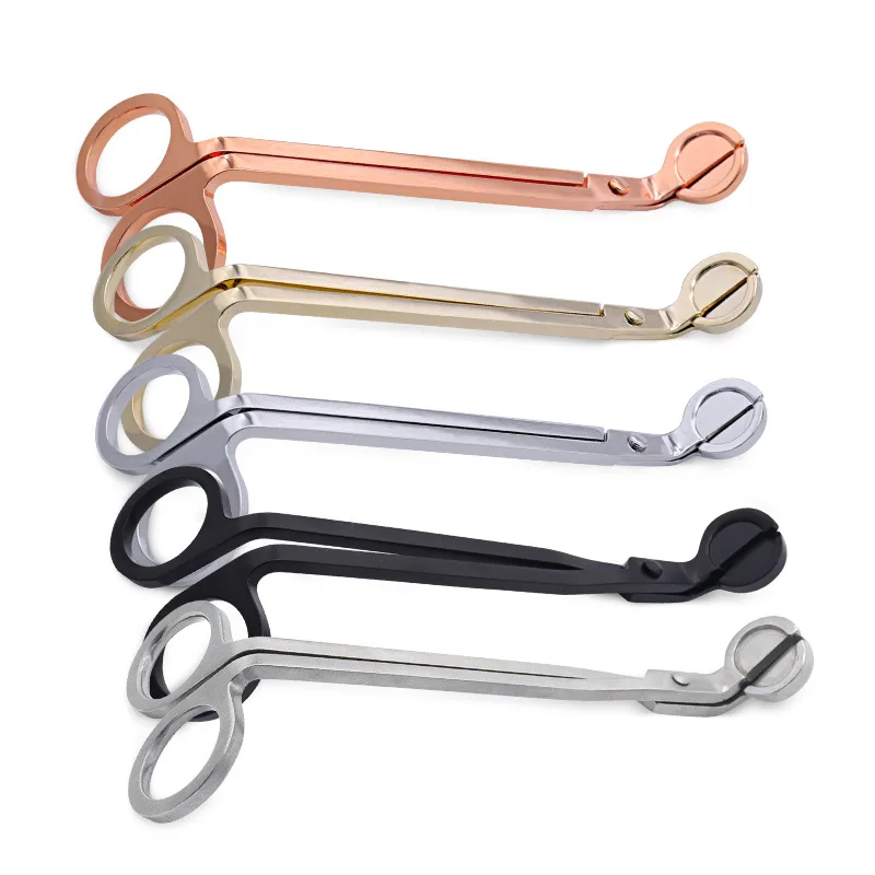 Whole Amazon Hot Selling Stainless Steel Candle Wick Trimmer Wick Cutter Scented Candle Scissors