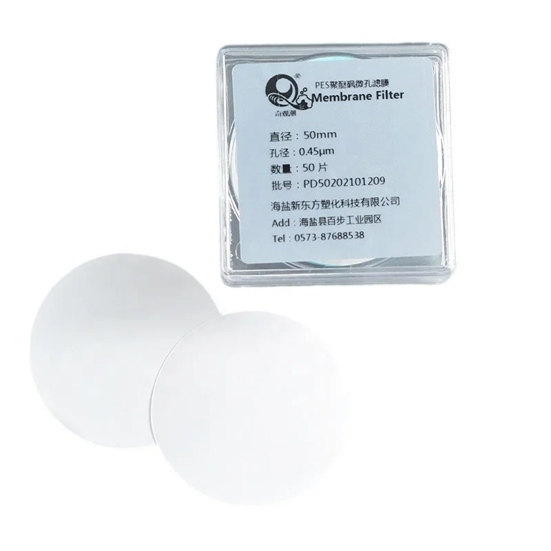 Lab Pes nylon pvdf ptfe millipore 0.22 0.45 disc  for syringe filter holder membrane filter