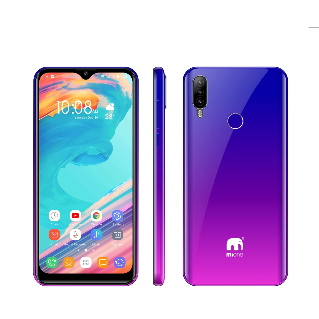 2020 Новый Mione 4 аппарат не привязан к оператору сотовой связи 6 26 дюймов 3g + 32 ГБ памяти для приставки Android Smart сотовые телефоны с дешевой ценой Goophone