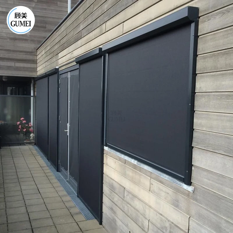 Cheap Price Terrace Zipper Screen Sunfree Outdoor Motorized Roller Fly Screen