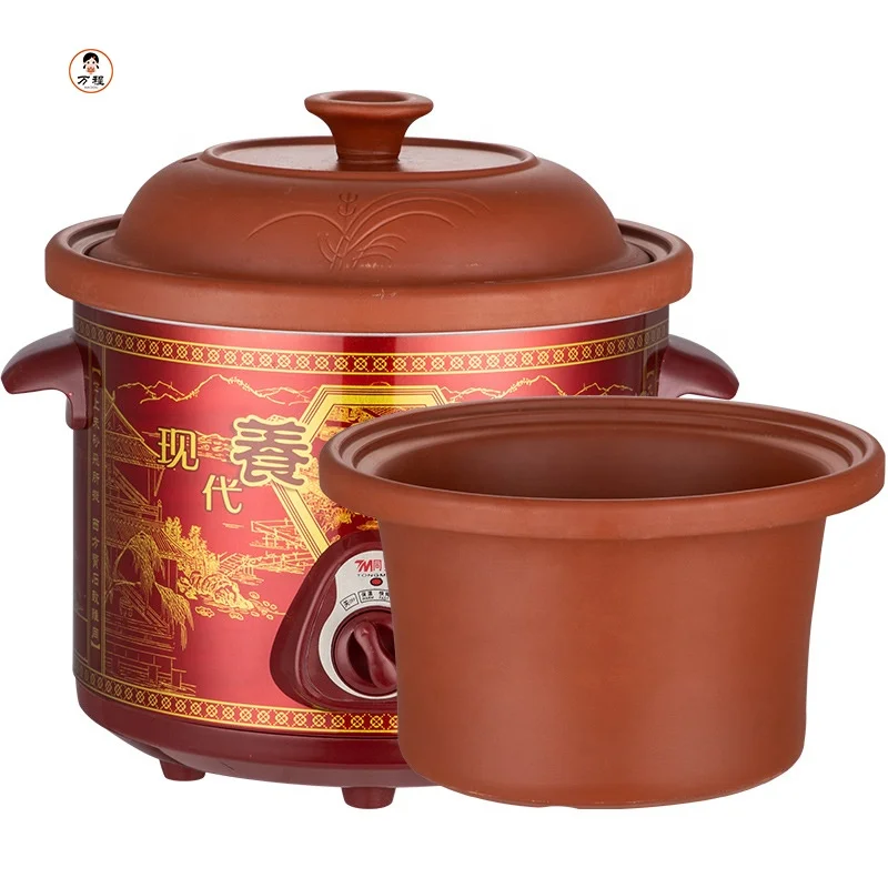 Китайская бытовая кухонная красная керамическая суповая Кастрюля эмалированная кастрюля с ручками