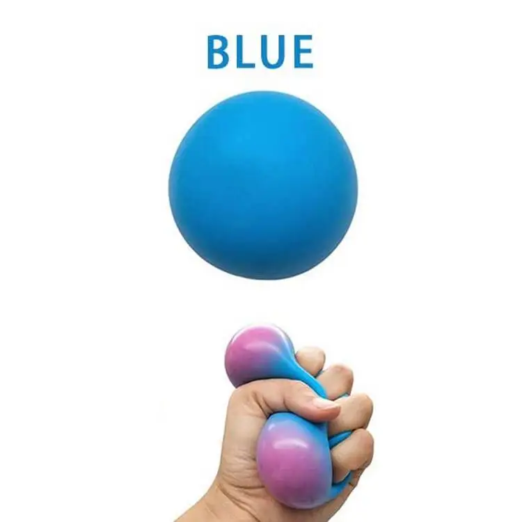 
Stress Ball Change Color Relieve Anxiety Pressure Sensory Toy Extruded color-changing EVA filled colored balls 
