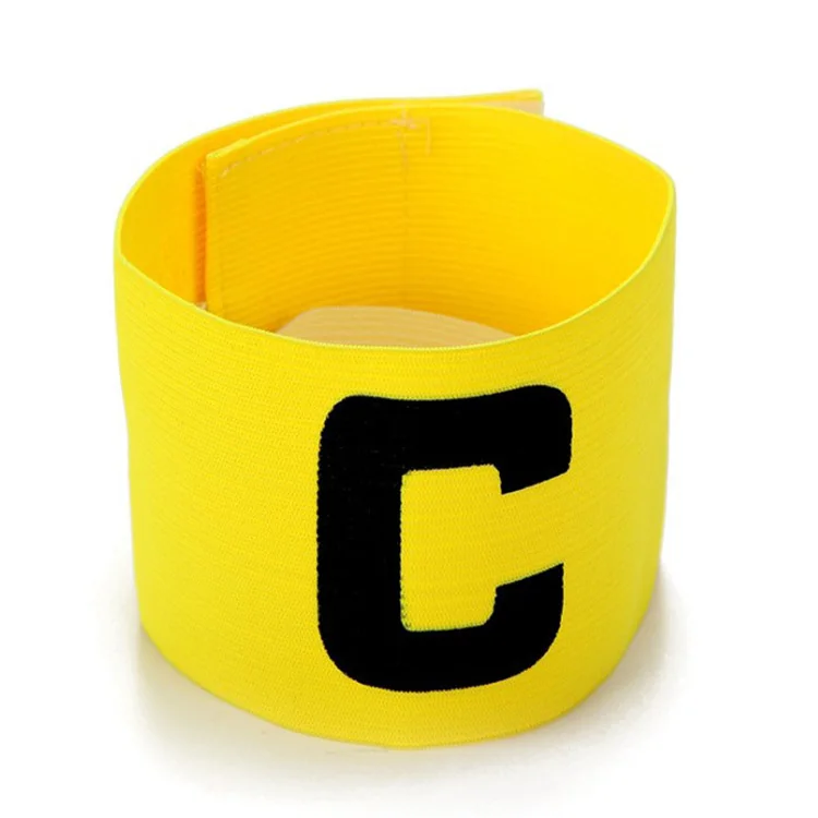 Factory direct sales Football Team Captain Armband Paste Winding Type C Mark Soccer Captain Armband in Good Quality
