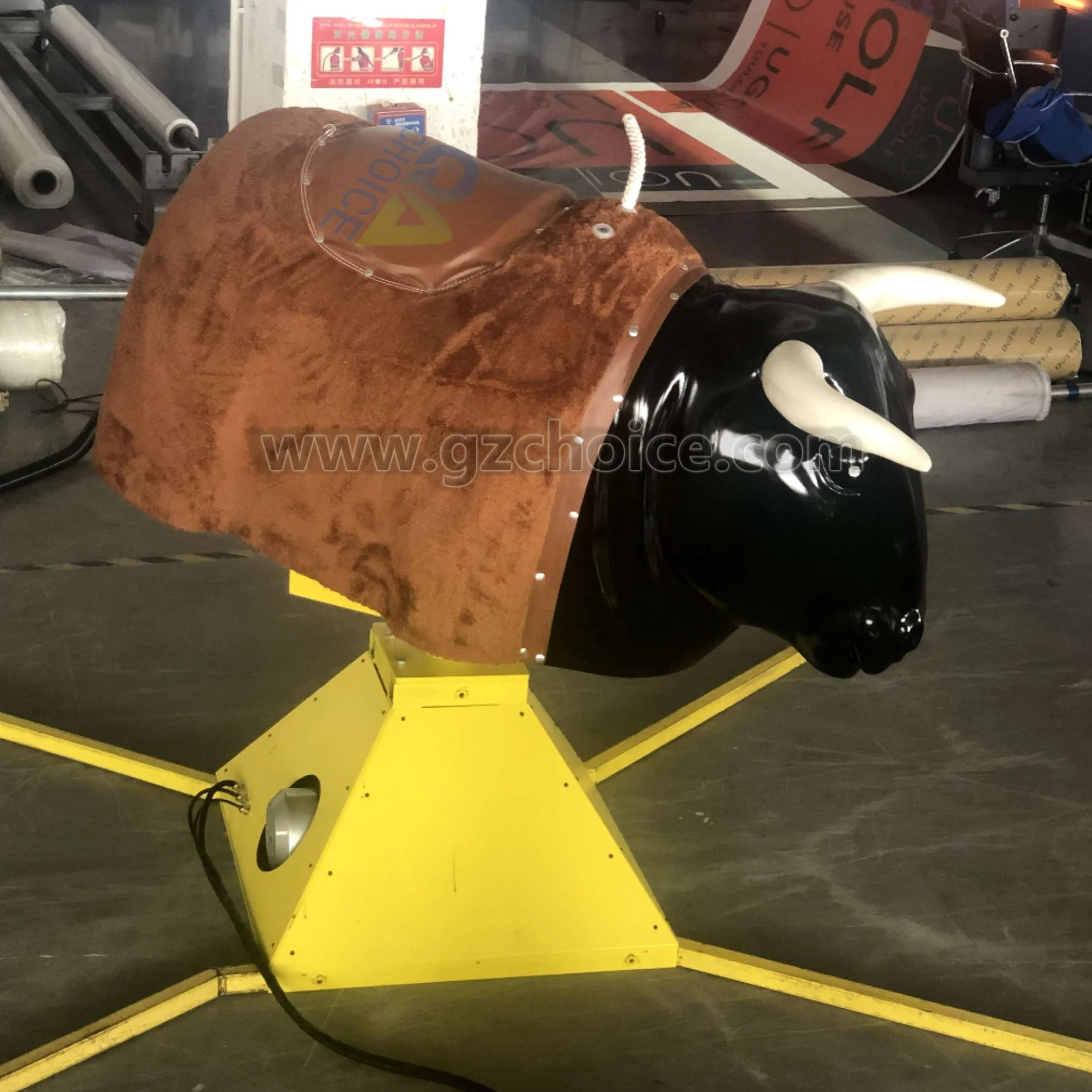 Popular product inflatable rodeo bull machine, rodeo game mechanical bull inflatable