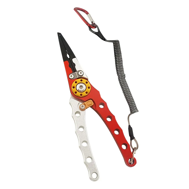 Fishing Hook Remover Split Ring Fishing Tools with Sheath and Lanyard Gear Gifts for Fish Line Cutting Boat Fly Ice Fishing