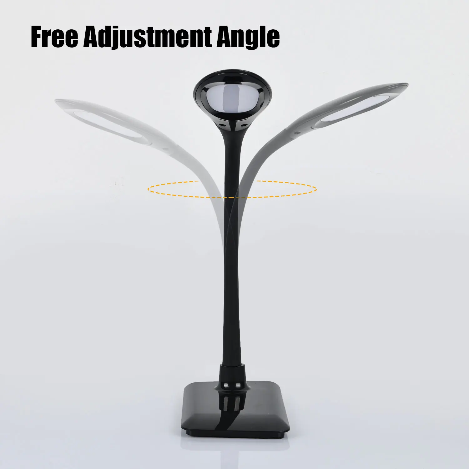 Contemporary Bedside Warm light color protect eyes Decoration Simple plastic Goose bedside led table lamp with usb port