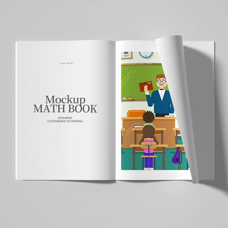 Customized personalized a4 exercise book school exercise book a4 math exercise book