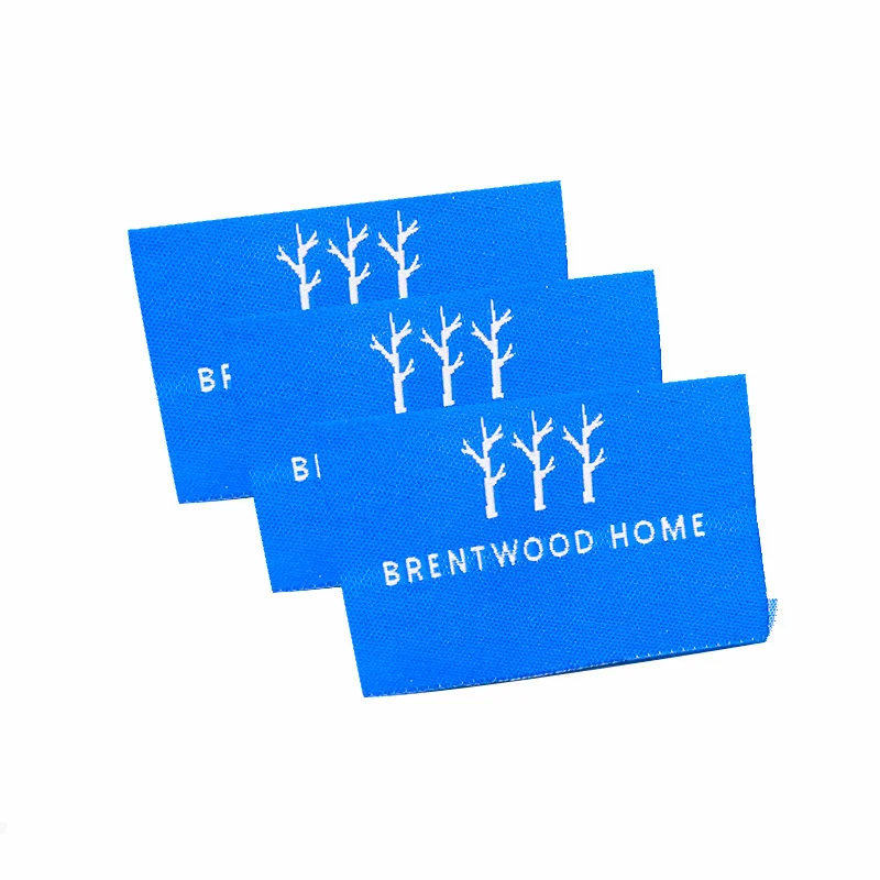 Custom Sustainable Metal Thermal Logo Silicone Heat Transfer Fabric PVC Labels Garments Shoes Bags Woven Clothing Maker