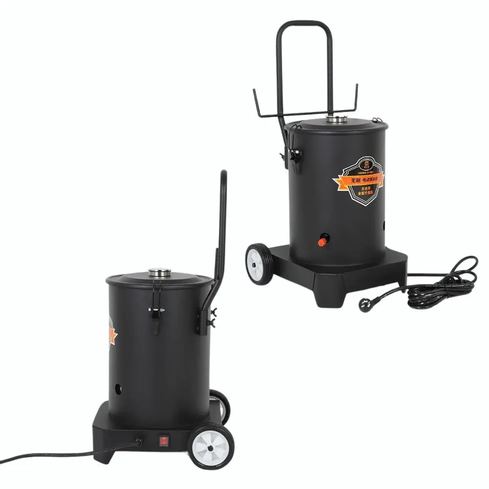 WZAUTO Electric Lubrication Dispenser 18L lubrication dispenser High Pressure Bucket Grease Machine 220V/24V Barrel Grease Pump
