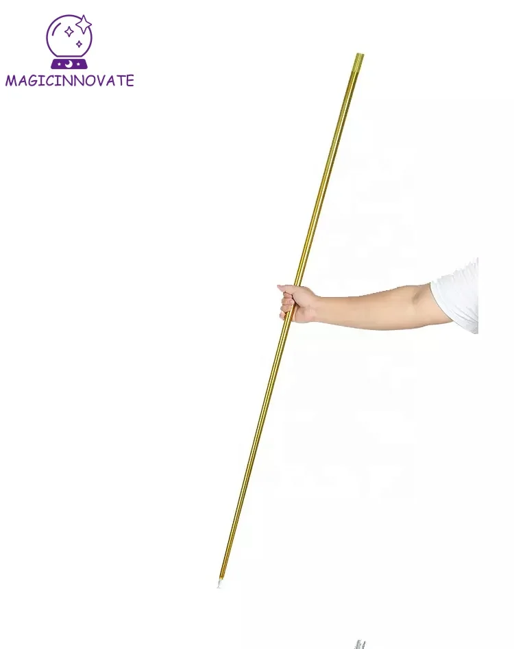 1.3Mhot sell Metal Appearing Cane--Silver Christmas Day party performance children best gift magic staff good quality