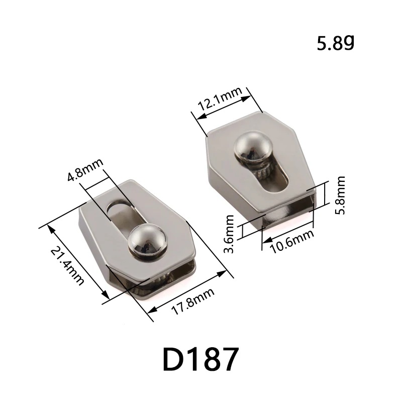 Wholesale Metal Silver Stopper Toggle Rope Clamp Cord Locks Drawstring End Stopper For Pants