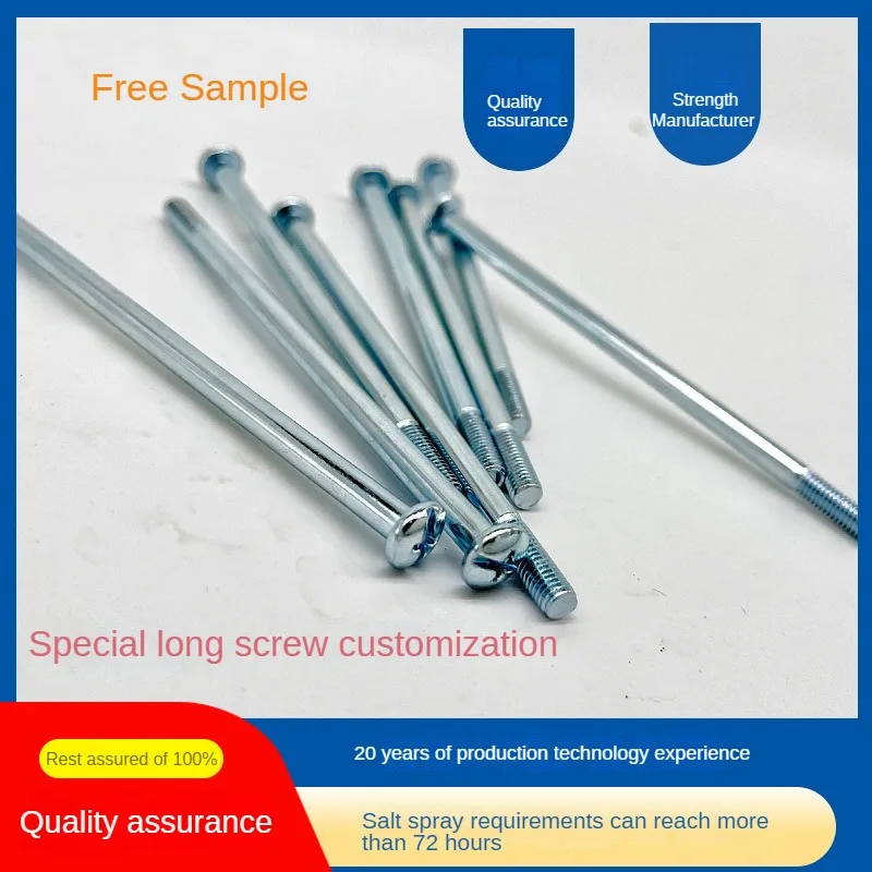 Truss Head Nickel Plated Long Screws For Door Locks Stainless Steel OEM Flat Machine Thread Black Screw DIN Bolts And Nuts Black