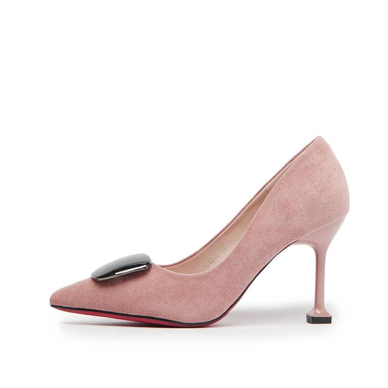 
Customized Fashion China Womens Leather High Heels Shoes For Women 