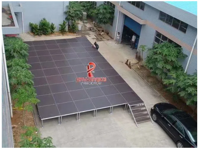 Aluminum assembly stage plus portable simple stage Suitable for exhibition wedding DJ music concerts