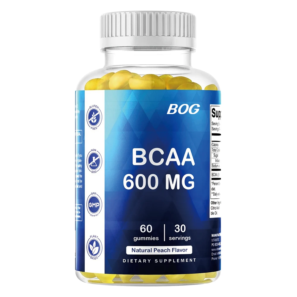 OEM/ODM BCAA  Capsules (250 Serv), 2:1:1 Branched Chain Amino Acids (500mg of L-Leucine