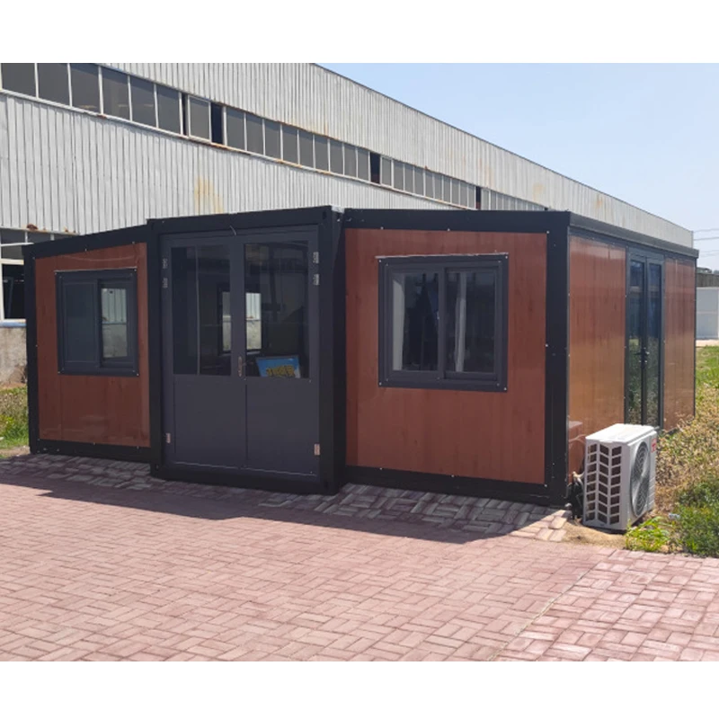 China suppliers custom 20ft 40ft expandable foldable container house prefab bedroom homes folding tiny fold out house