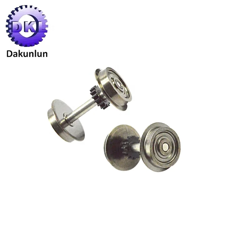 Customizable Model Ho Scale Train Wheels For Toy With POM Gear